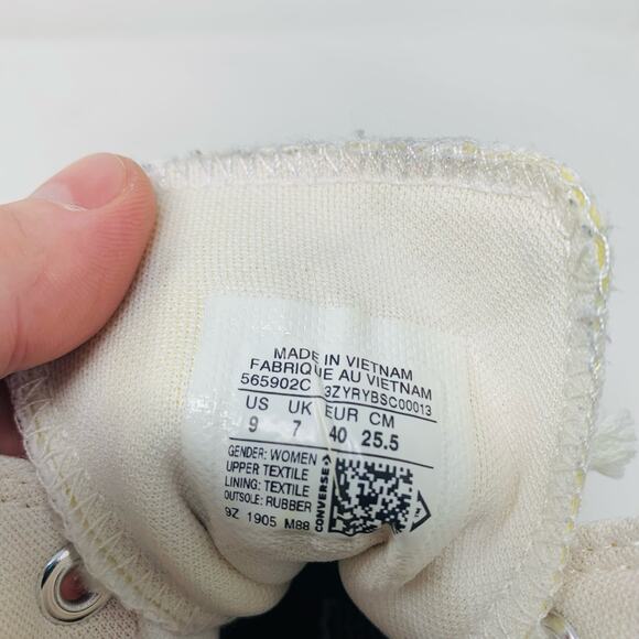 Converse Chuck Taylor All Star High Lugged 'White' Womens Size 9 - Picture 11 of 11